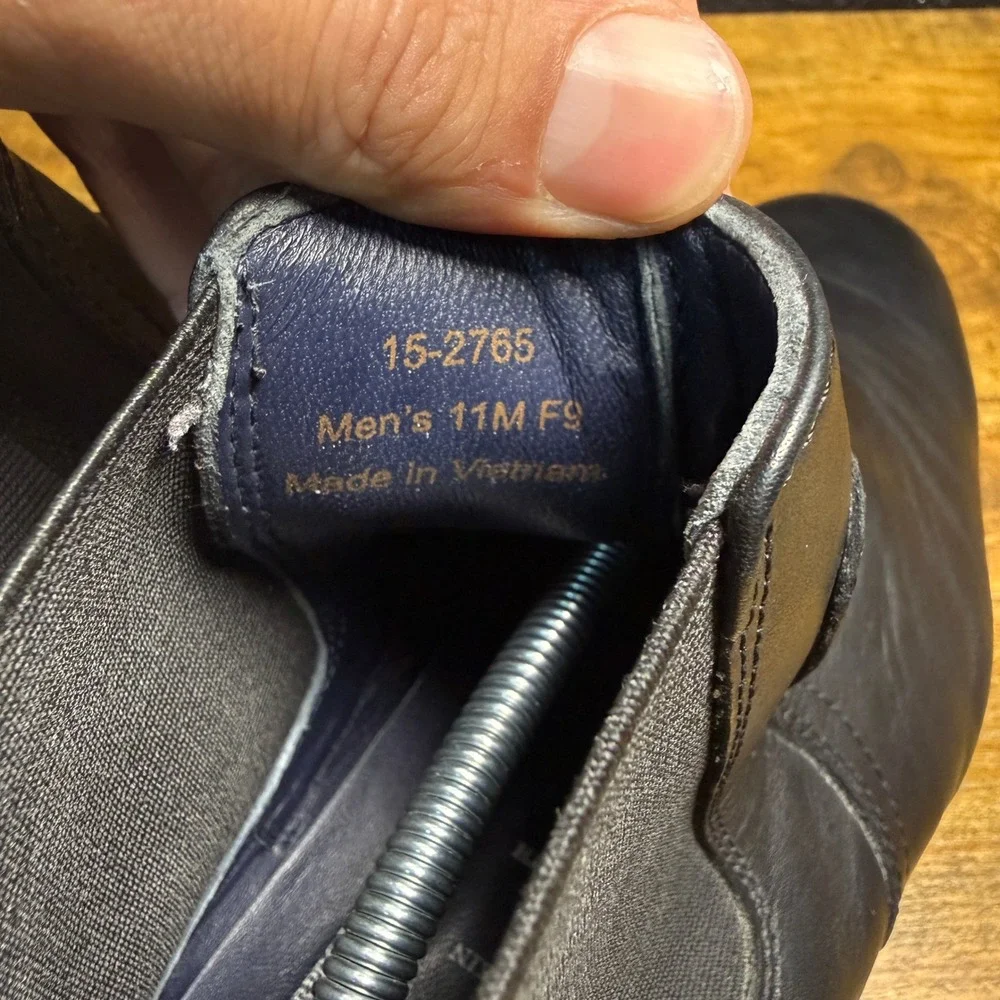 Johnston & Murphy XC4 Stanton 15-2765 Black Leather Chelsea Boot Mens 11M